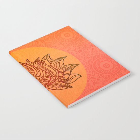 Lotus Flower of Life Meditation Art Notebook