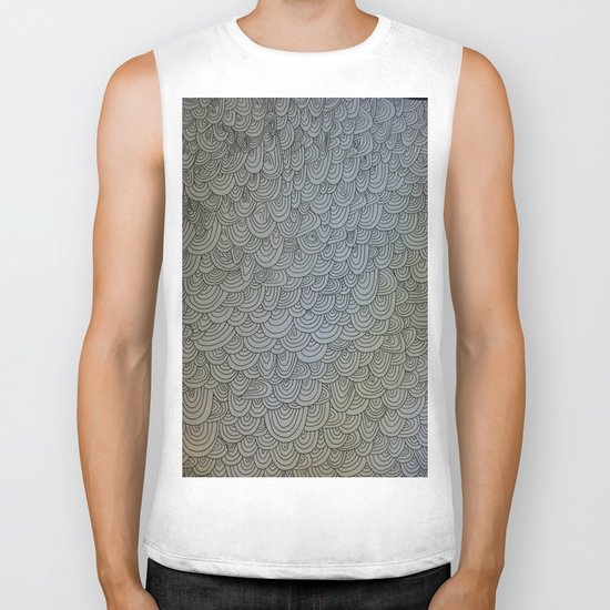 Sea of Lines Biker Tank