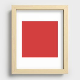 Exotic Red Recessed Framed Print