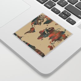 World Map - Navaho Sticker