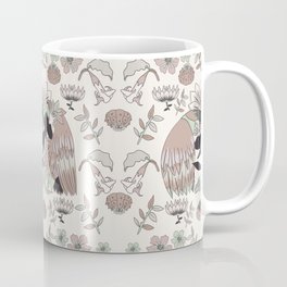 Floral Guacamayas White  Coffee Mug