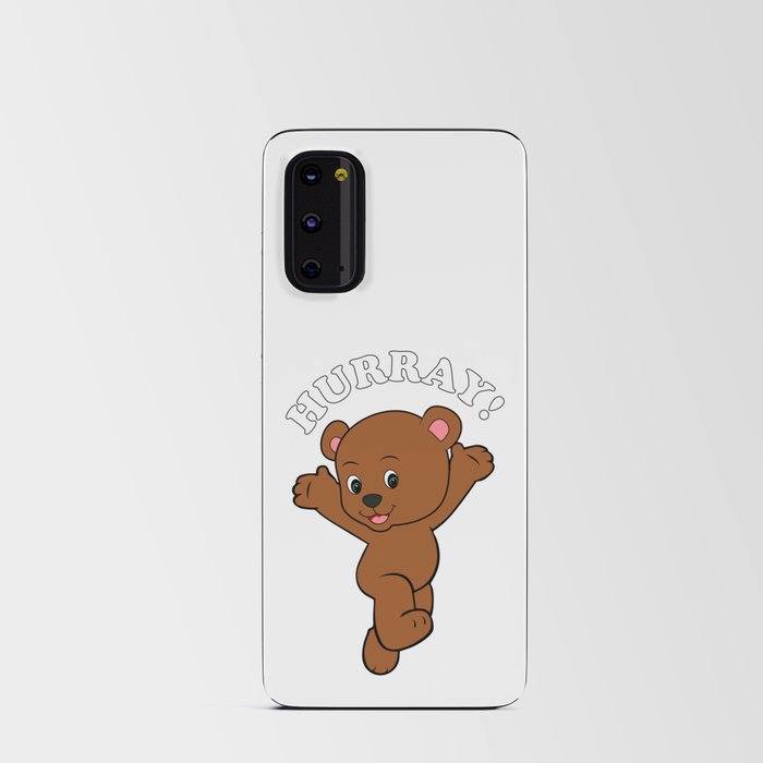 Happy Bear Cub  Android Card Case