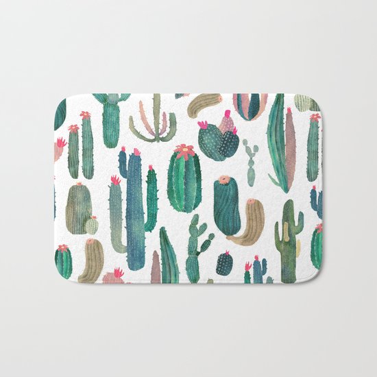 cactus, all of them Bath Mat