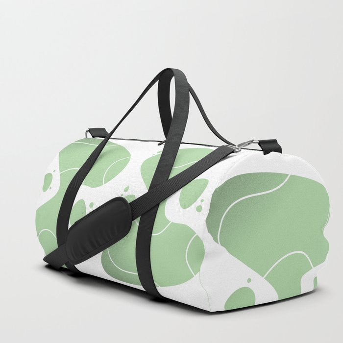 Green Shapes Duffle Bag