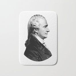 Alexander Hamilton Portrait Bath Mat | Warishellstore, Treasury, Graphicdesign, Politician, Foundingfathers, Americanrevolution, Alexanderhamilton, Americanhistory, Democracy, Revolutionarywar 