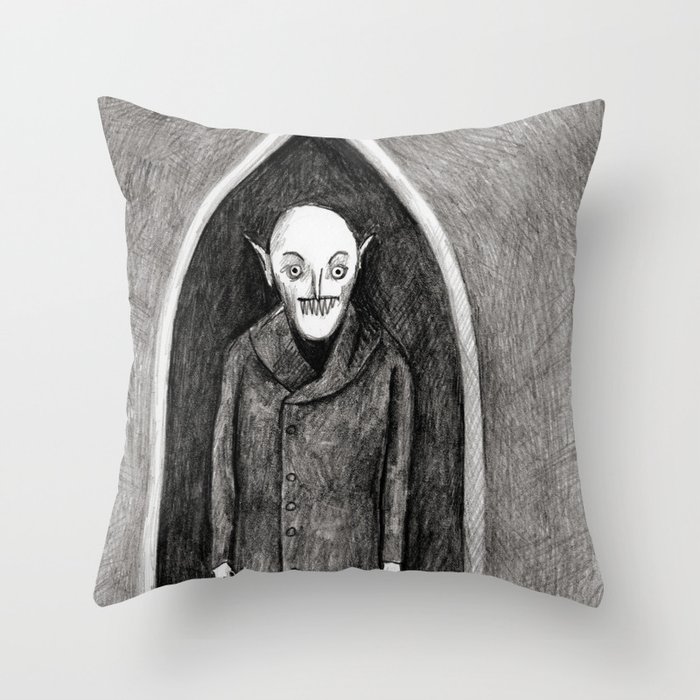 Nosferatu Throw Pillow