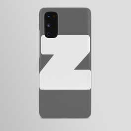 z (White & Grey Letter) Android Case