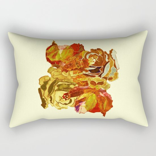 roses meli melo Rectangular Pillow