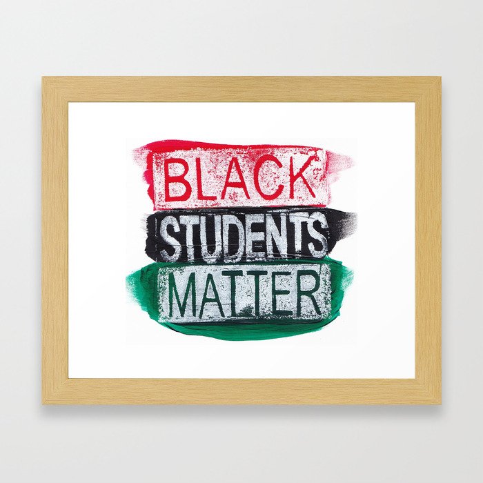 Black Matters Framed Art Print