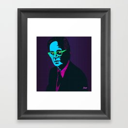 "B.F. Skinner" Portrait Framed Art Print