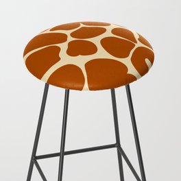 giraffe design pattern Bar Stool