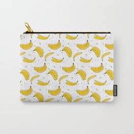Banana print Carry-All Pouch | Beach, Yummy, Vegetarian, Nature, Organic, Banan, Bananas, Island, Tropical, Banana 