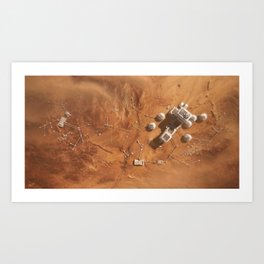 SOL 081 / Martian Base Art Print
