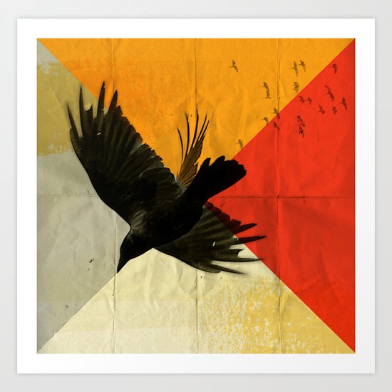 pitch of a ravin Art Print