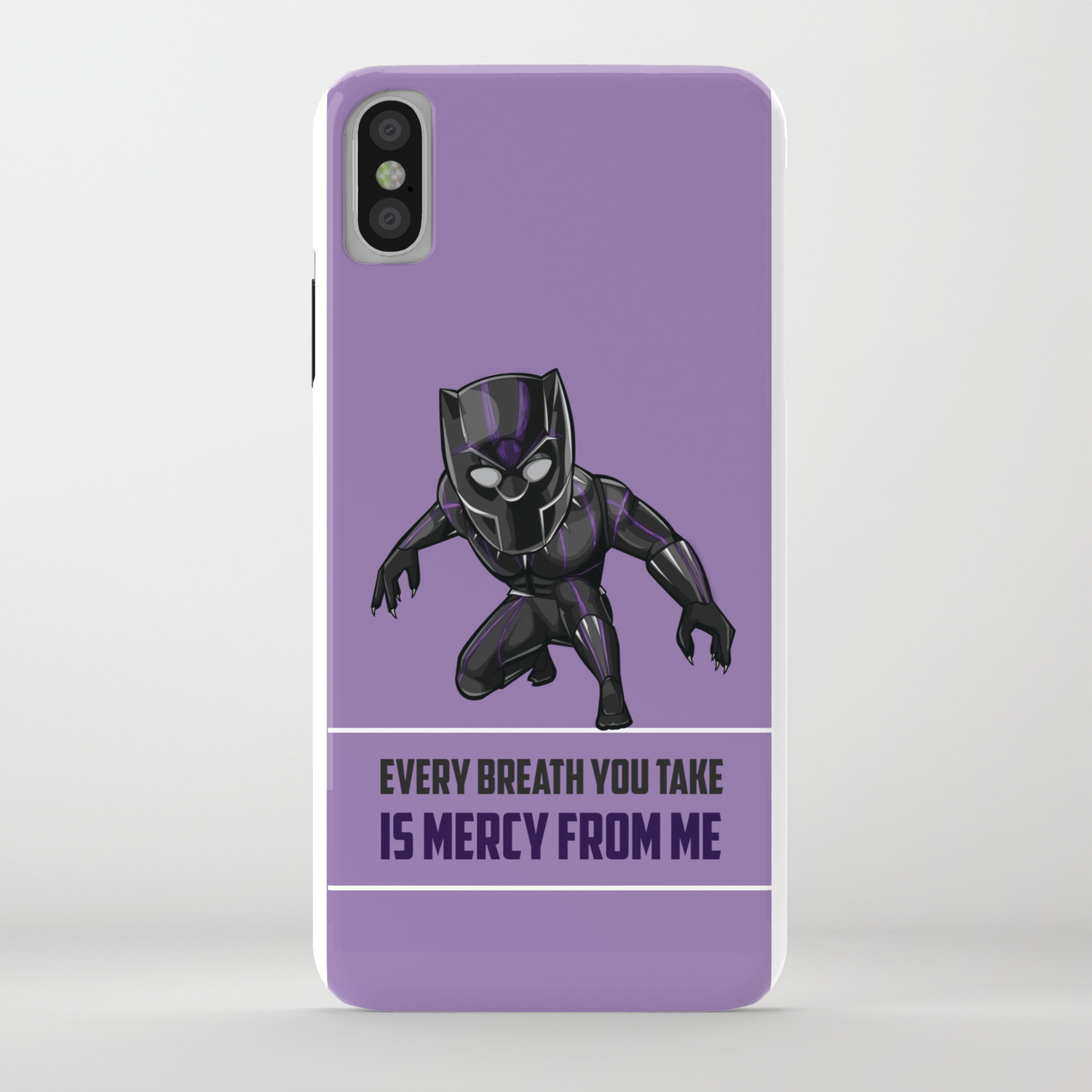 Black Panther Every Breath You Take Is Mercy From Me Iphone Case By Grandcrest Society6