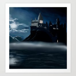 Potter castle for wizards Art Print