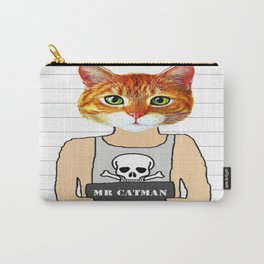 Mr CatMan's Jail Sentence  Carry-All Pouch