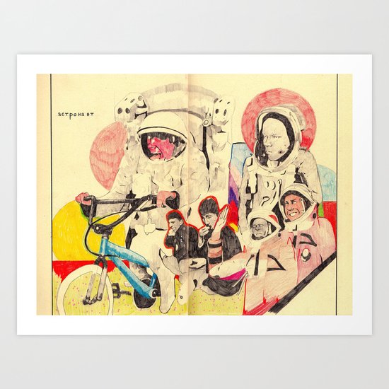 spacemen Art Print