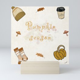 Pumpkin season Mini Art Print