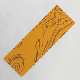 Marble retro liquid honey flow Yoga Mat