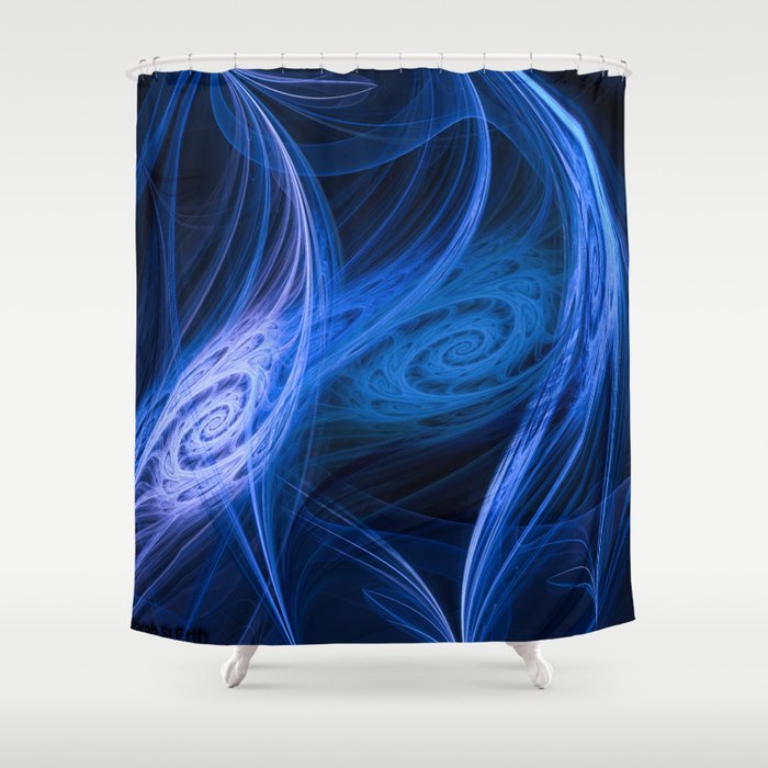 Cosmic Wheels Shower Curtain