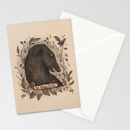 Beware, the Black Shuck Stationery Card