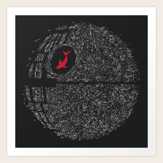 Fish Star Art Print