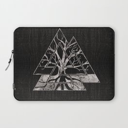 Valknut Symbol and Tree of life  -Yggdrasil Laptop Sleeve