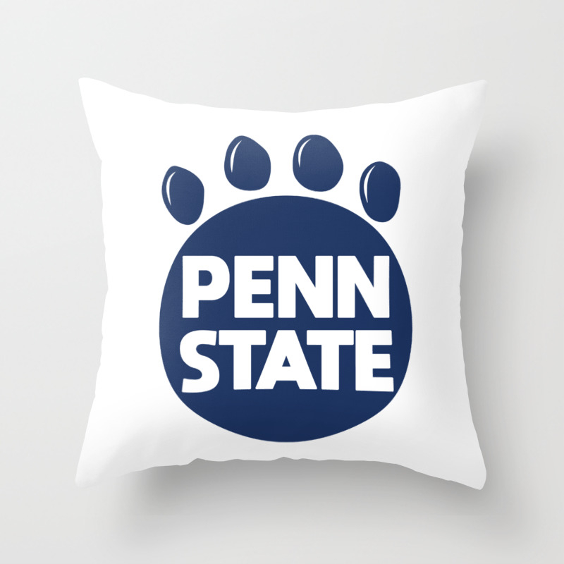Penn State Football Fans Throw Pillow By Socoart Society6