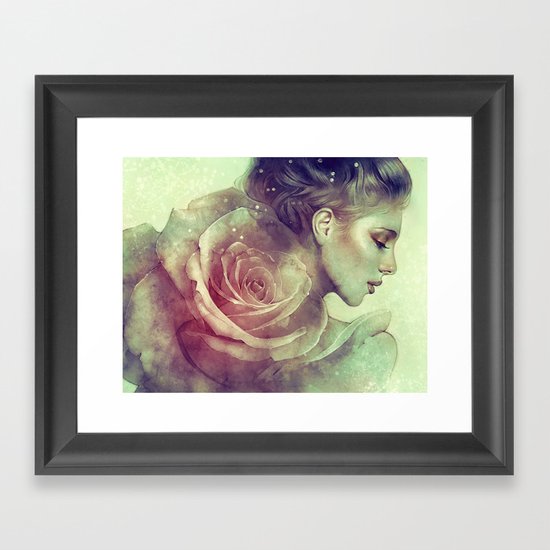 June Framed Art Print