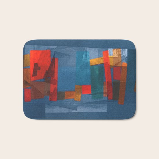Un Hombre Codicioso y Sus Pensamientos Inútiles Bath Mat