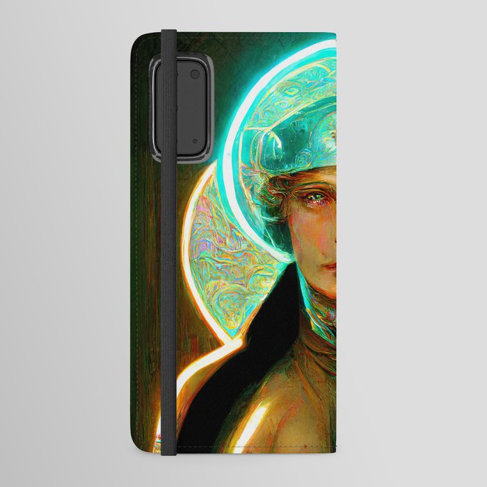 Cybernetic Angel Android Wallet Case