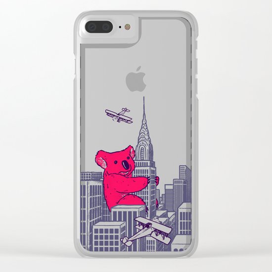 Koala Kong Clear iPhone Case