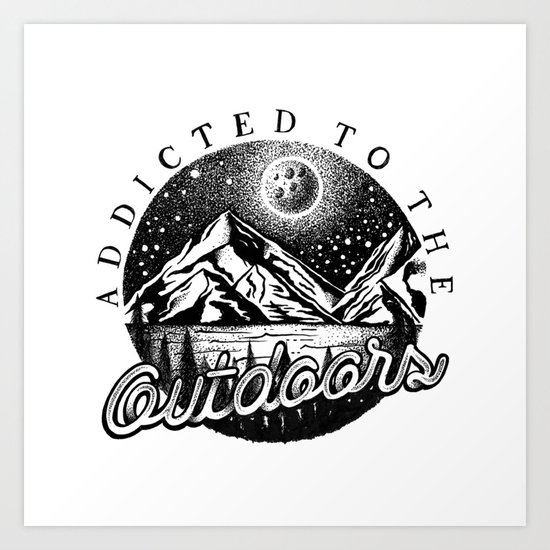 ADDICTED Art Print