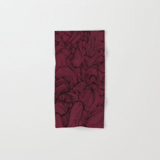 Rose Petal Red Hand & Bath Towel