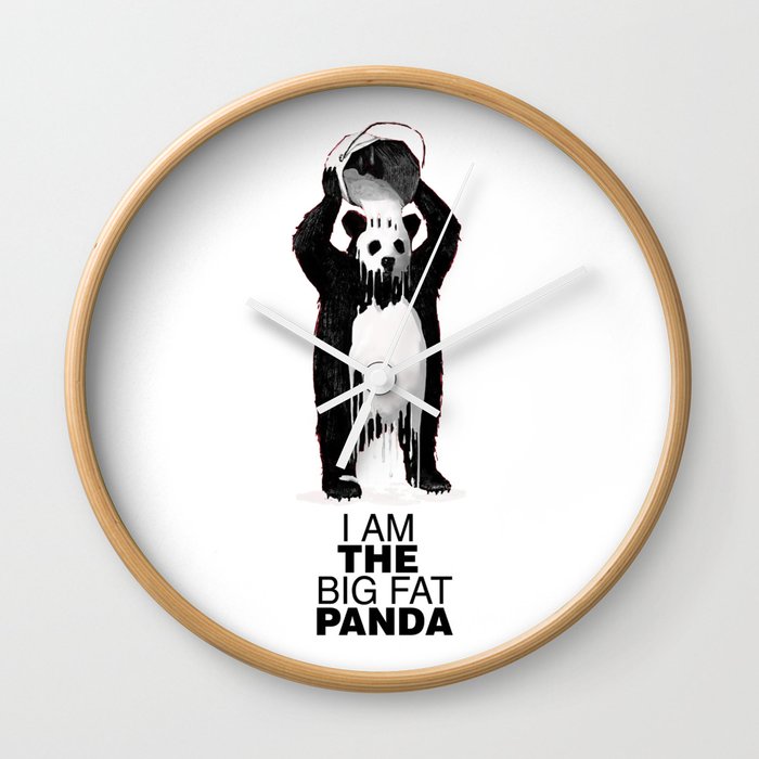 I Am The Big Fat Panda Wall Clock