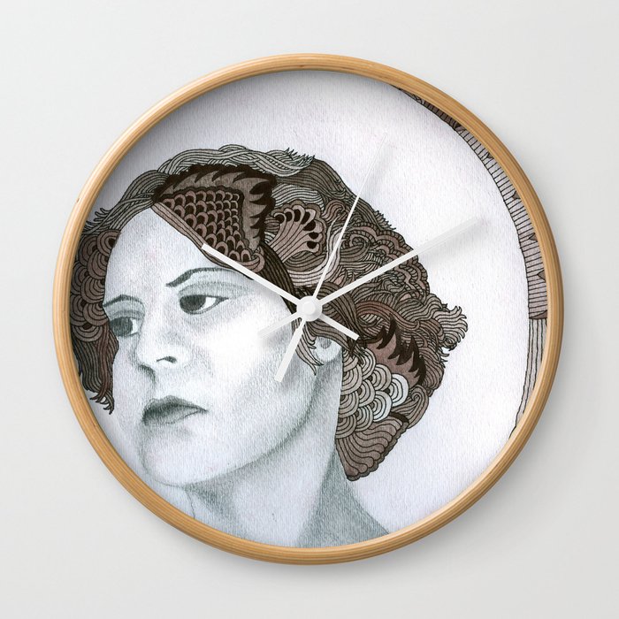 Haloed Lady For Sale!!! Wall Clock