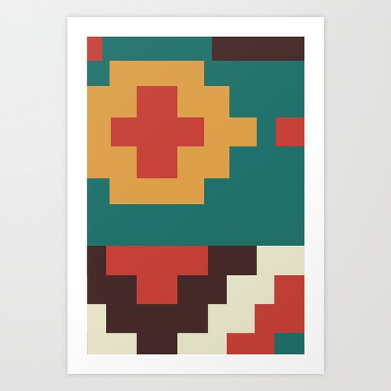 UFOlk 2 Art Print