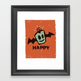 HAPPY halloween Framed Art Print