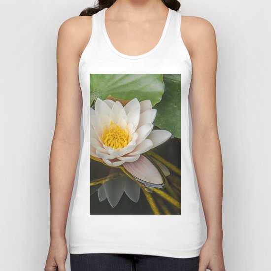 Water Lily Unisex Tank Top
