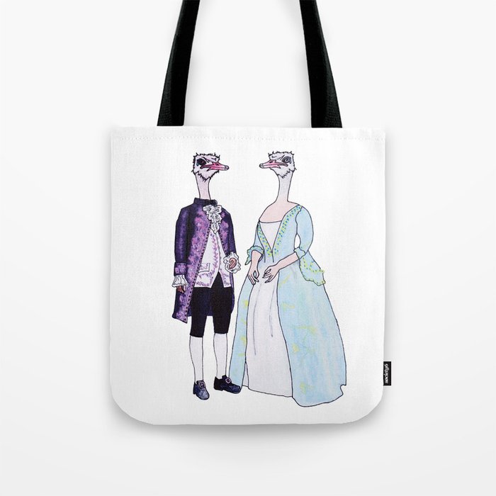 Master and Mistress Ostrich Tote Bag