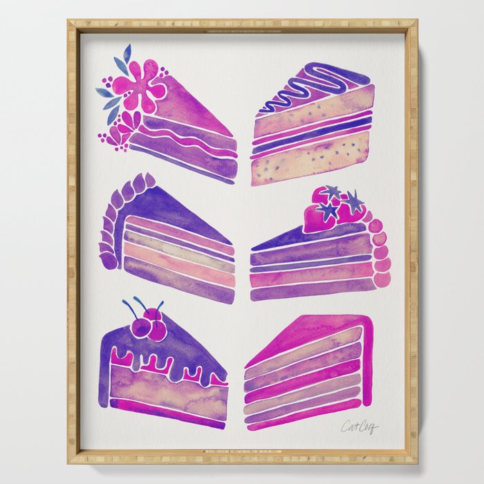 Cake Slices – Unicorn Palette Serving Tray