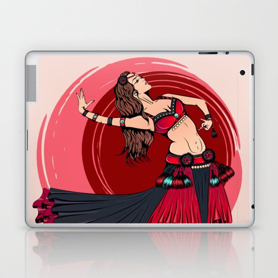 Red Salsa Women Laptop & iPad Skin