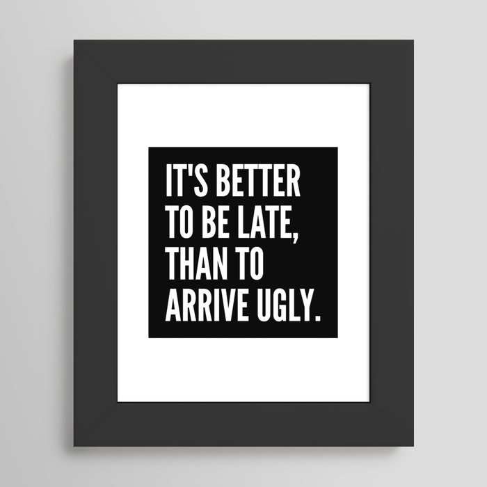 Framed Art Print