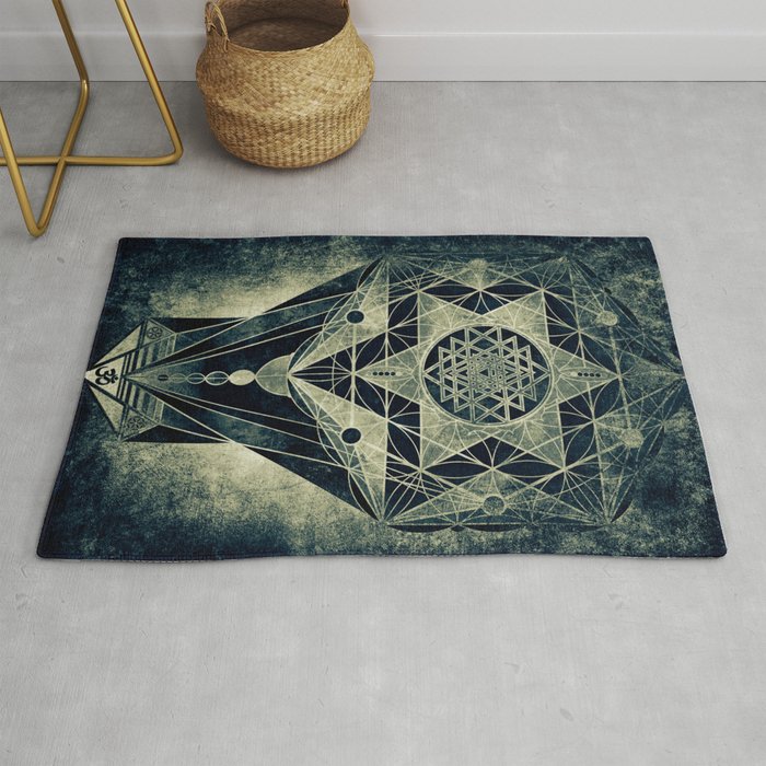Sacred Geometry for your daily life- SRI YANTRA Rug