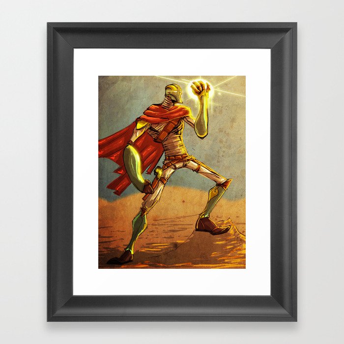 The Desert Man Framed Art Print