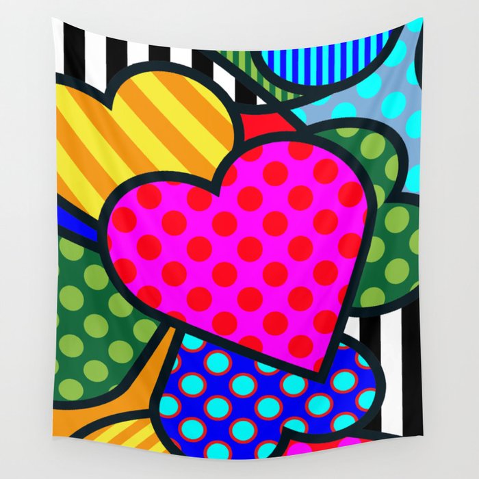 Lucky Heart Wall Tapestry