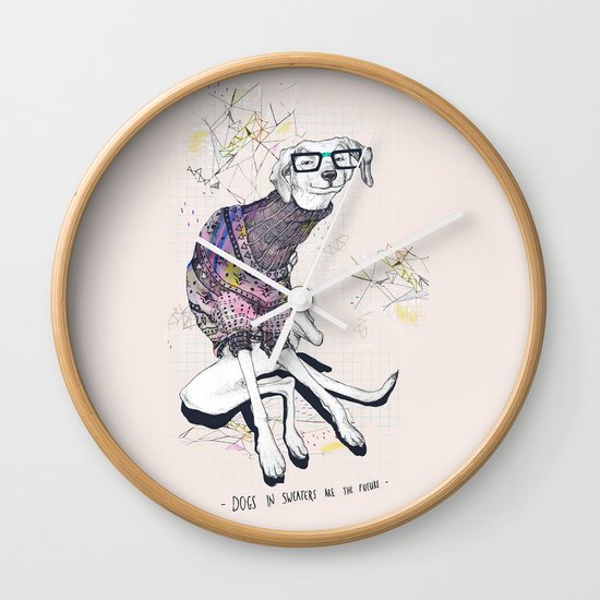 Dog Wall Clock