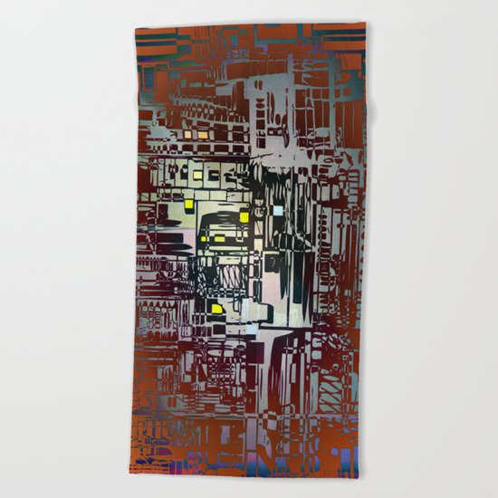 Where Are YOU - 2 / Density III Beach Towel