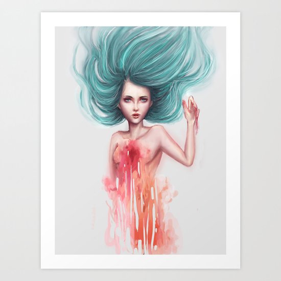 Melting Art Print